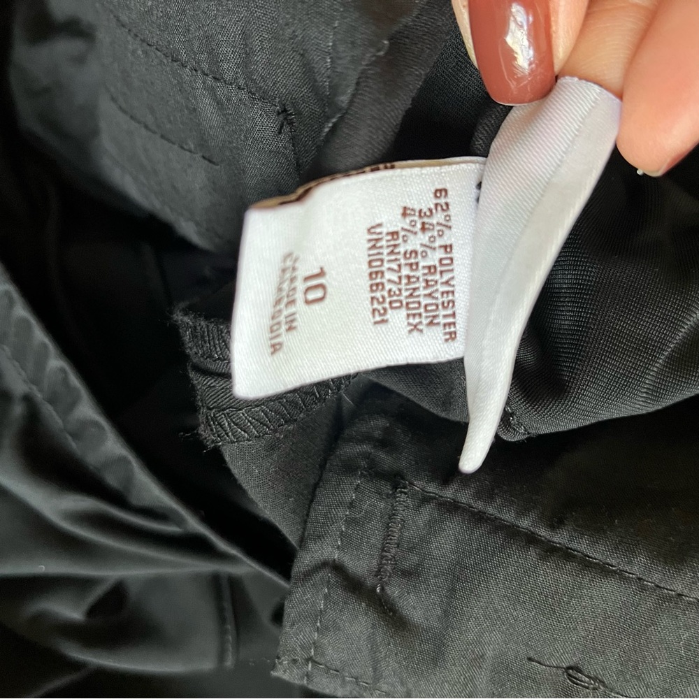 Liz Lange Maternity Dress Pants 10 Black NEW - Picture 6 of 6